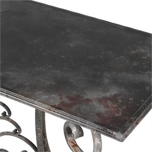 Eclectic Distressed Iron Table